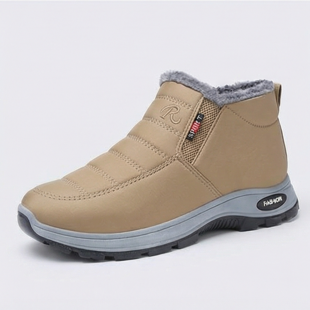 AUREMI™ 裏ボア防寒スリッポン(5E幅広・滑り止め)