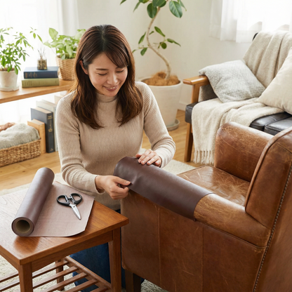 AUREMI™ 貼るだけ簡単レザー補修シート