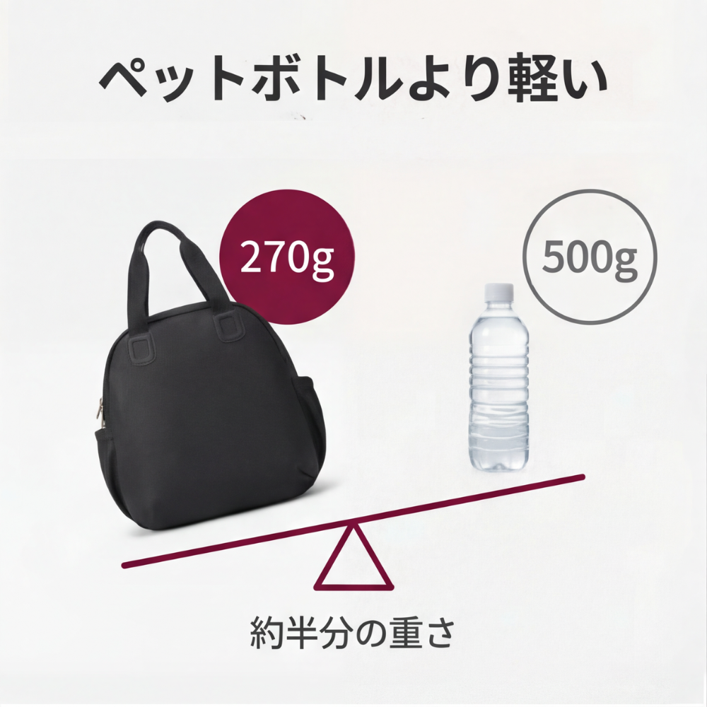 AUREMI™ 軽量2wayバックパック（撥水ナイロン）