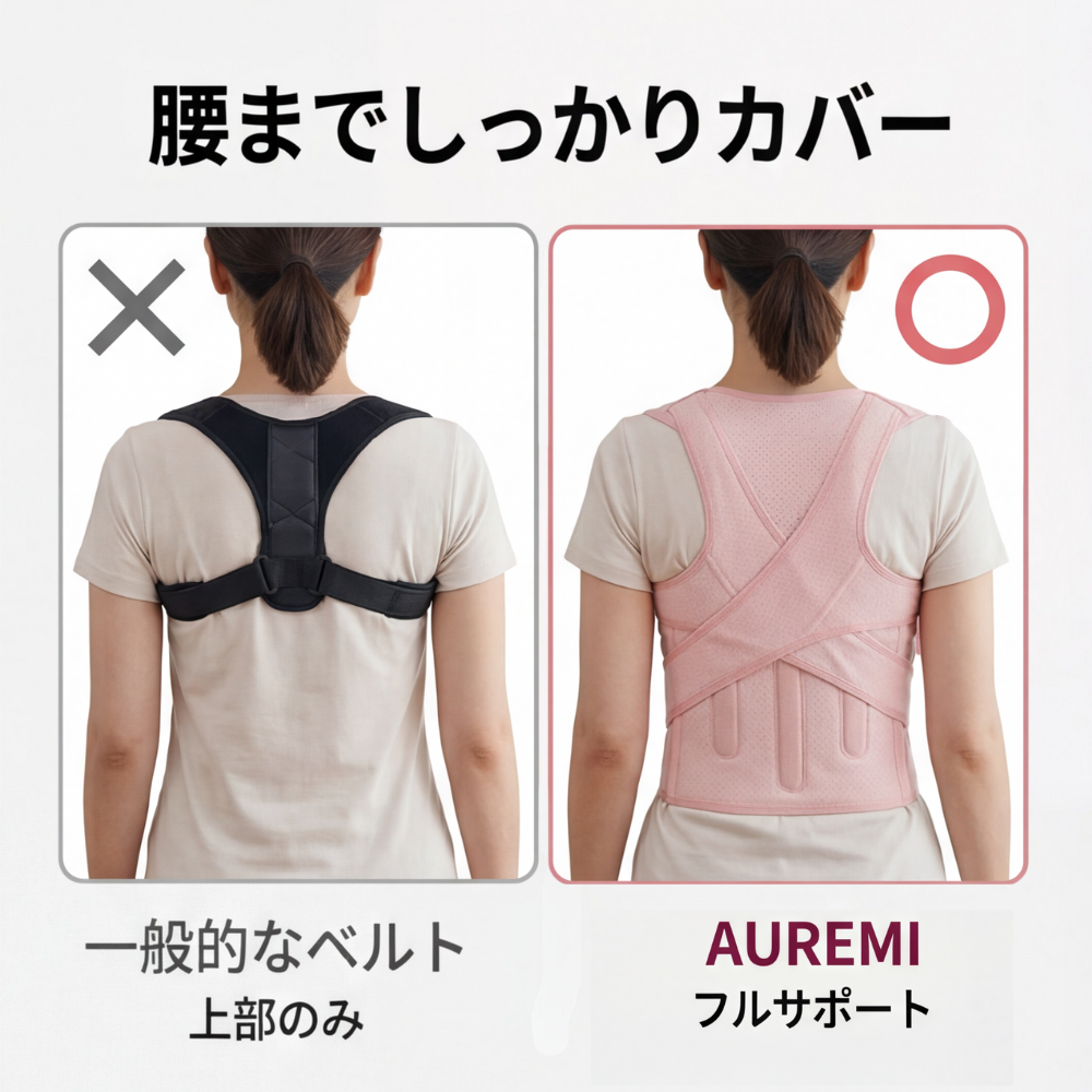 AUREMI™ 姿勢サポーター（フルサポートタイプ）