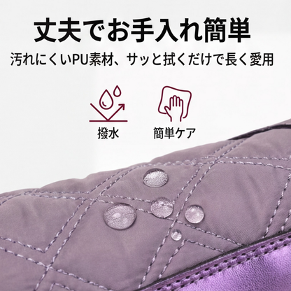 AUREMI™ 裏ボアウィンターブーツ（フロントジッパー）