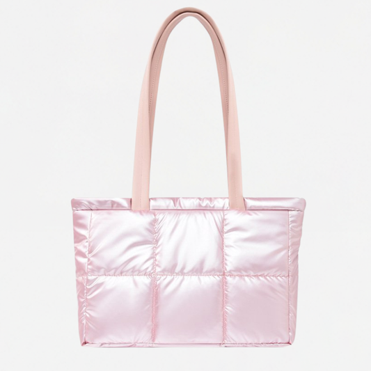 AUREMI™ 軽量キルトトートバッグ（大容量・撥水加工）