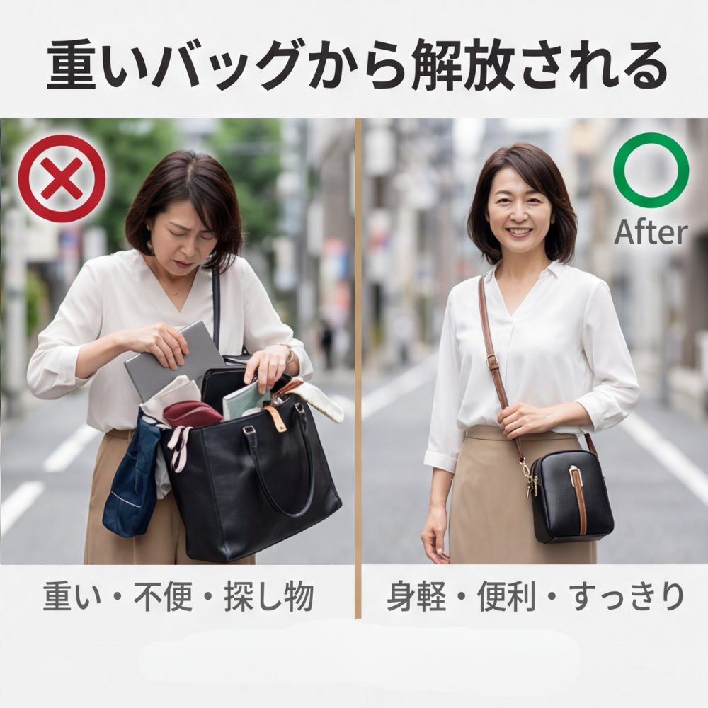 AUREMI™ 大人のミニショルダーバッグ