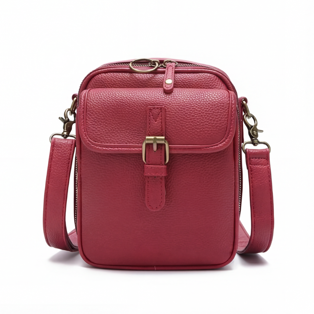 AUREMI™ 3層収納ショルダーバッグ