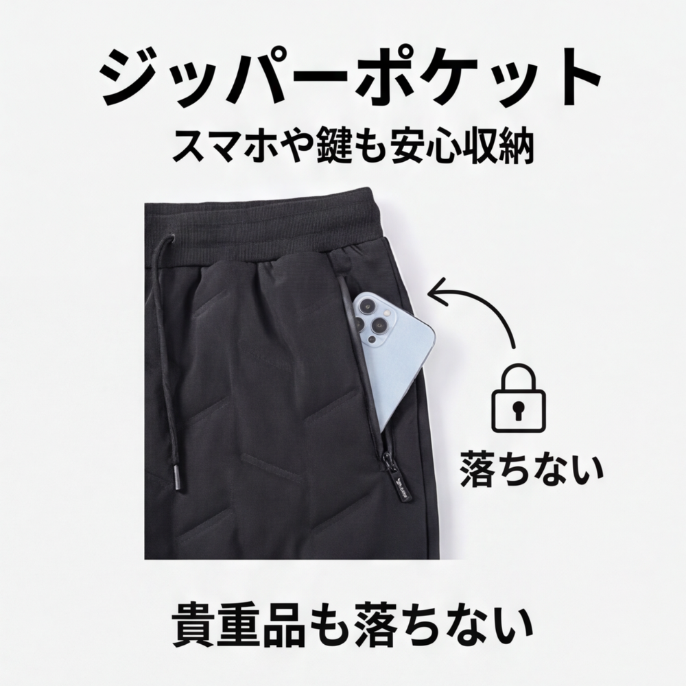 AUREMI™ 裏起毛防寒パンツ（防風タイプ）