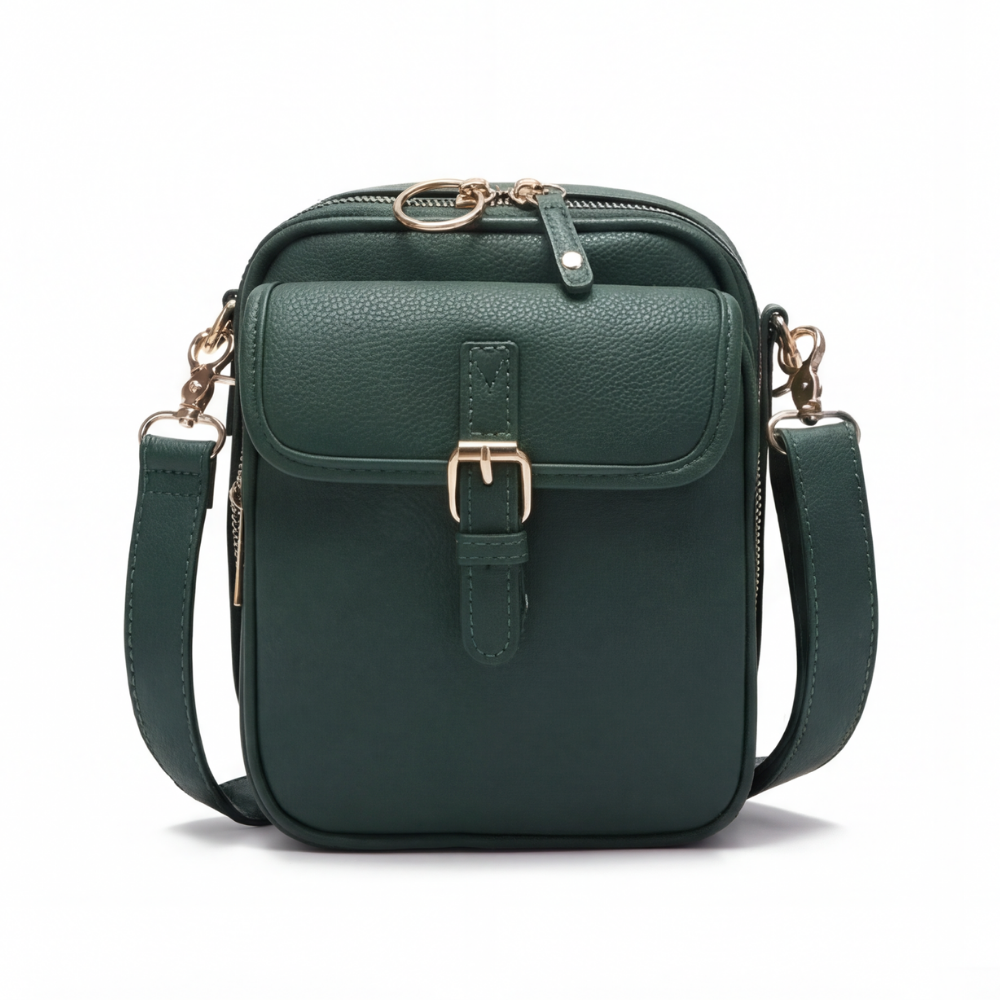 AUREMI™ 3層収納ショルダーバッグ
