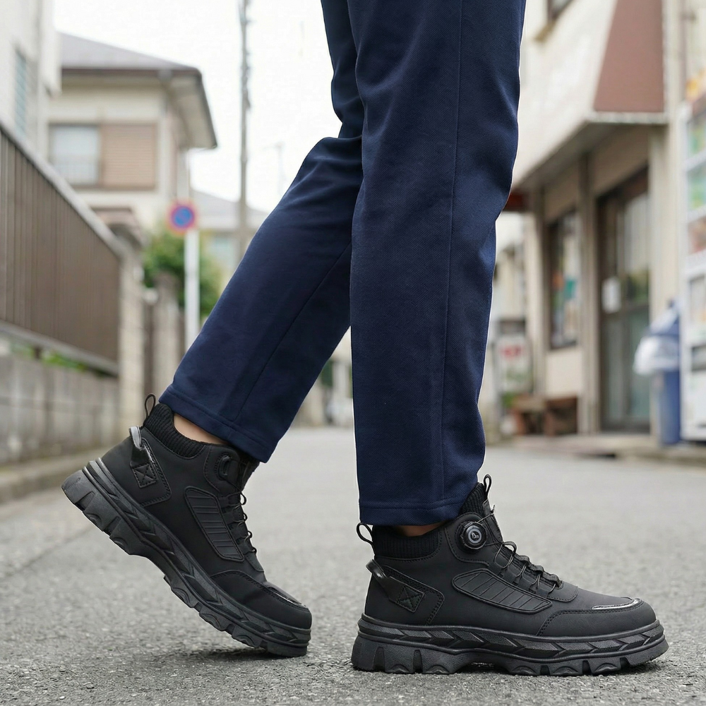 AUREMI™ ダイヤルブーツ（厚底・メンズ)