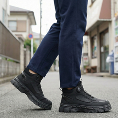 AUREMI™ ダイヤルブーツ（厚底・メンズ)