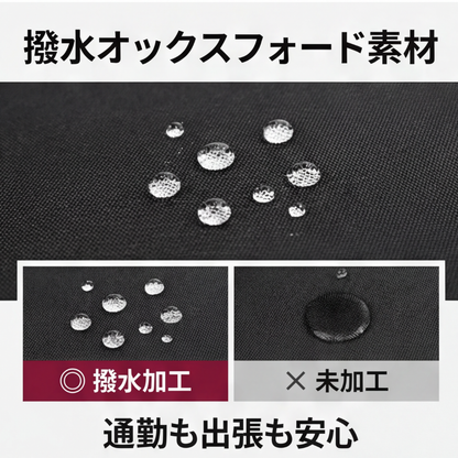 AUREMI™ 拡張可能大容量バックパック（シューズ収納付き）