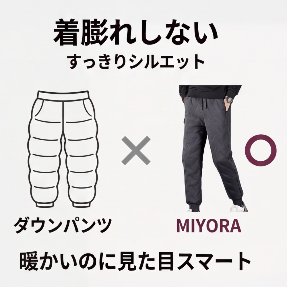 AUREMI™ 裏起毛防寒パンツ（防風タイプ）