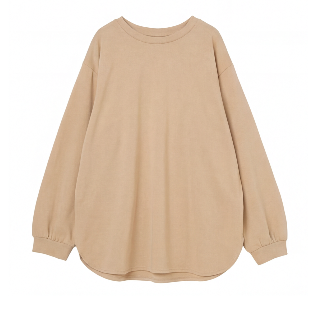 AUREMI™ ボディラインをカバー ルーズシルエット トップス