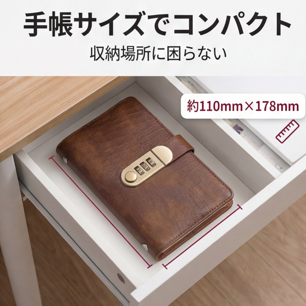 AUREMI™ ダイヤルロック式 貯金ブック（50ページ)
