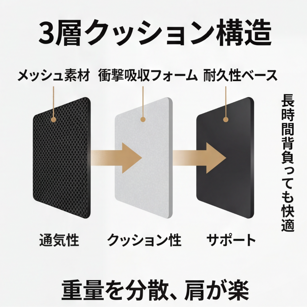 AUREMI™ 拡張可能大容量バックパック（シューズ収納付き）