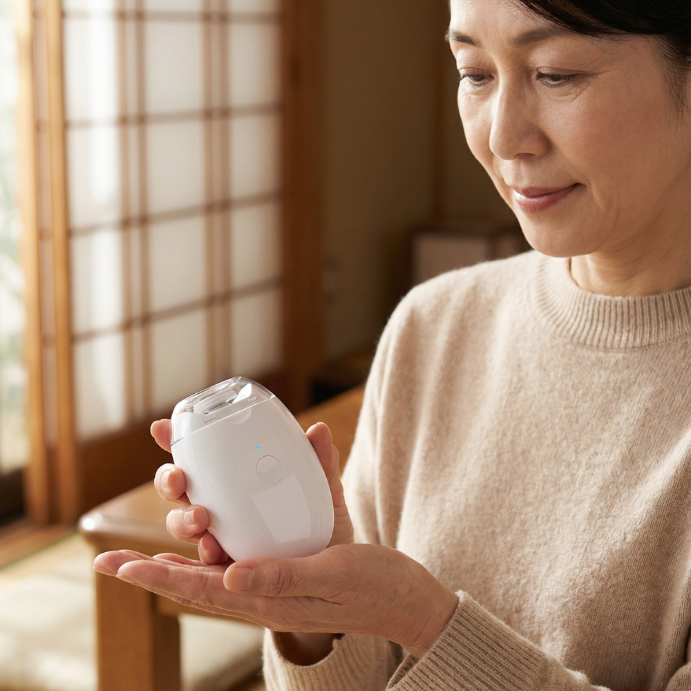 AUREMI™ 赤ちゃんにも安心な電動爪切り（LED付き）