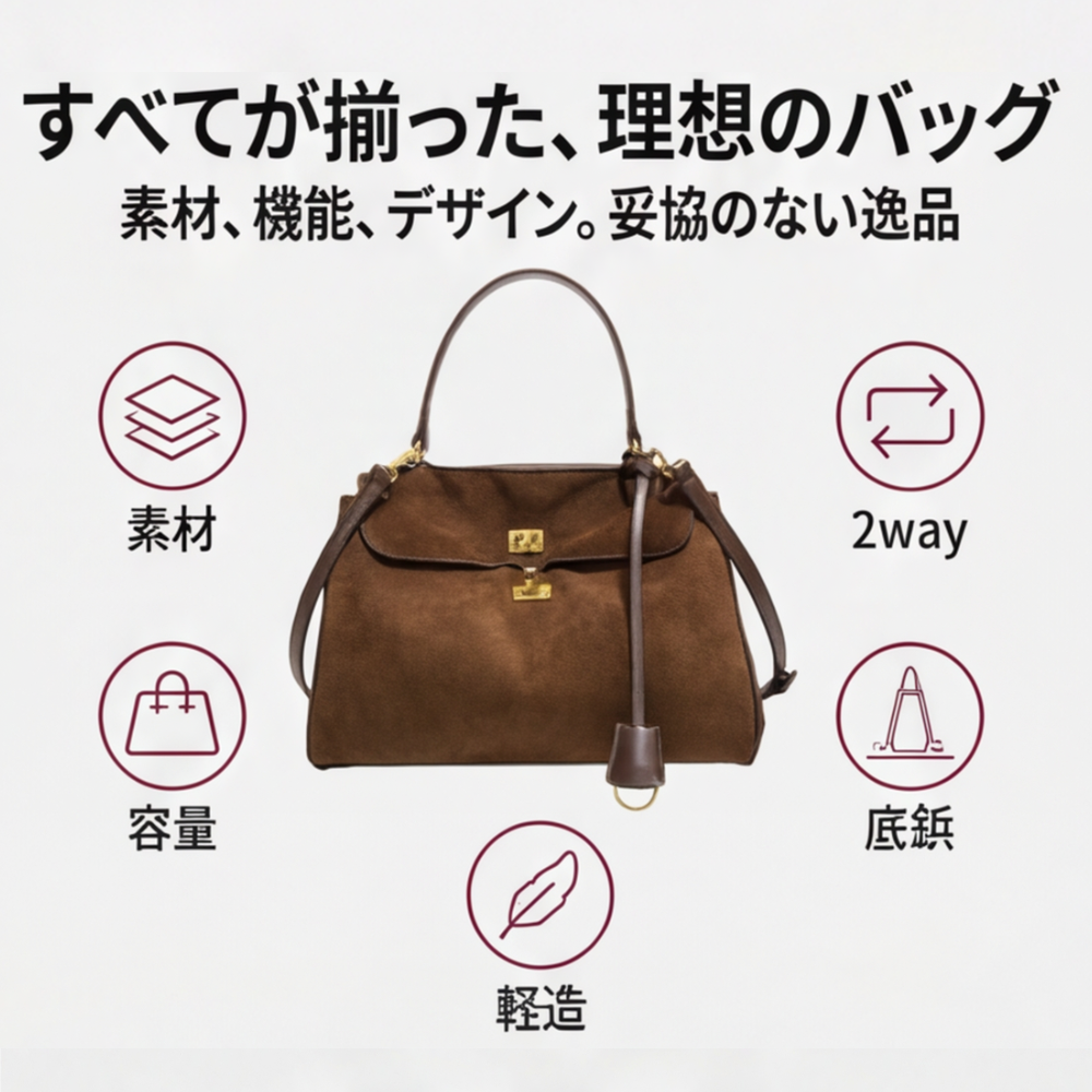 AUREMI™ 2WAYショルダーバッグ（大容量）