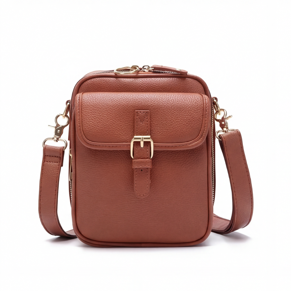 AUREMI™ 3層収納ショルダーバッグ