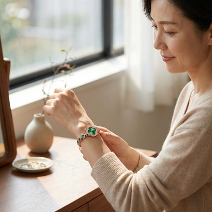 AUREMI™ 四つ葉のクローバー ブレスレットウォッチ
