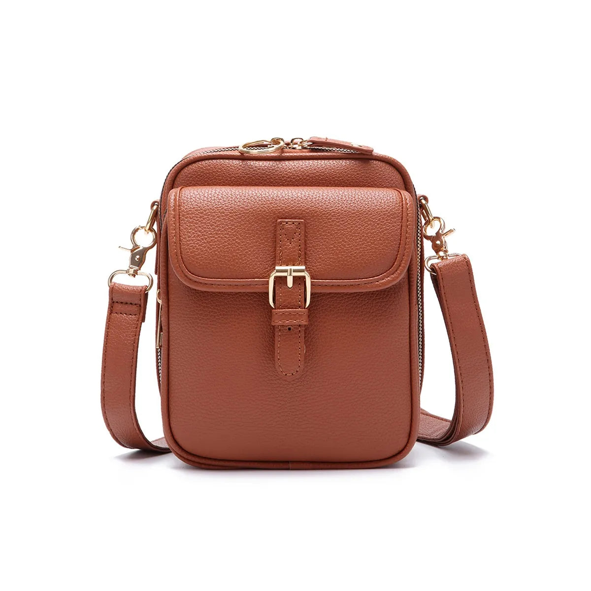 AUREMI™ 3層収納ショルダーバッグ