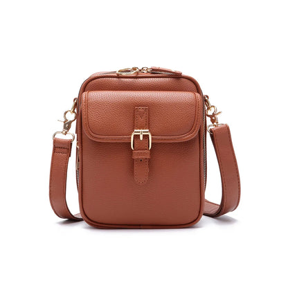 AUREMI™ 3層収納ショルダーバッグ