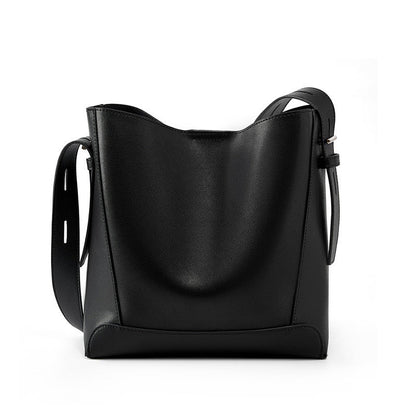 AUREMI™ 本革バケットバッグ