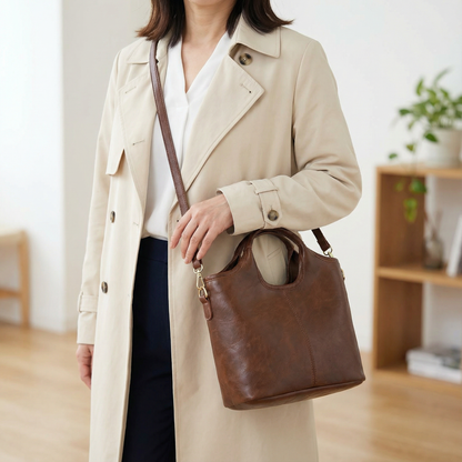 AUREMI™ やわらか素材の2WAYショルダーバッグ