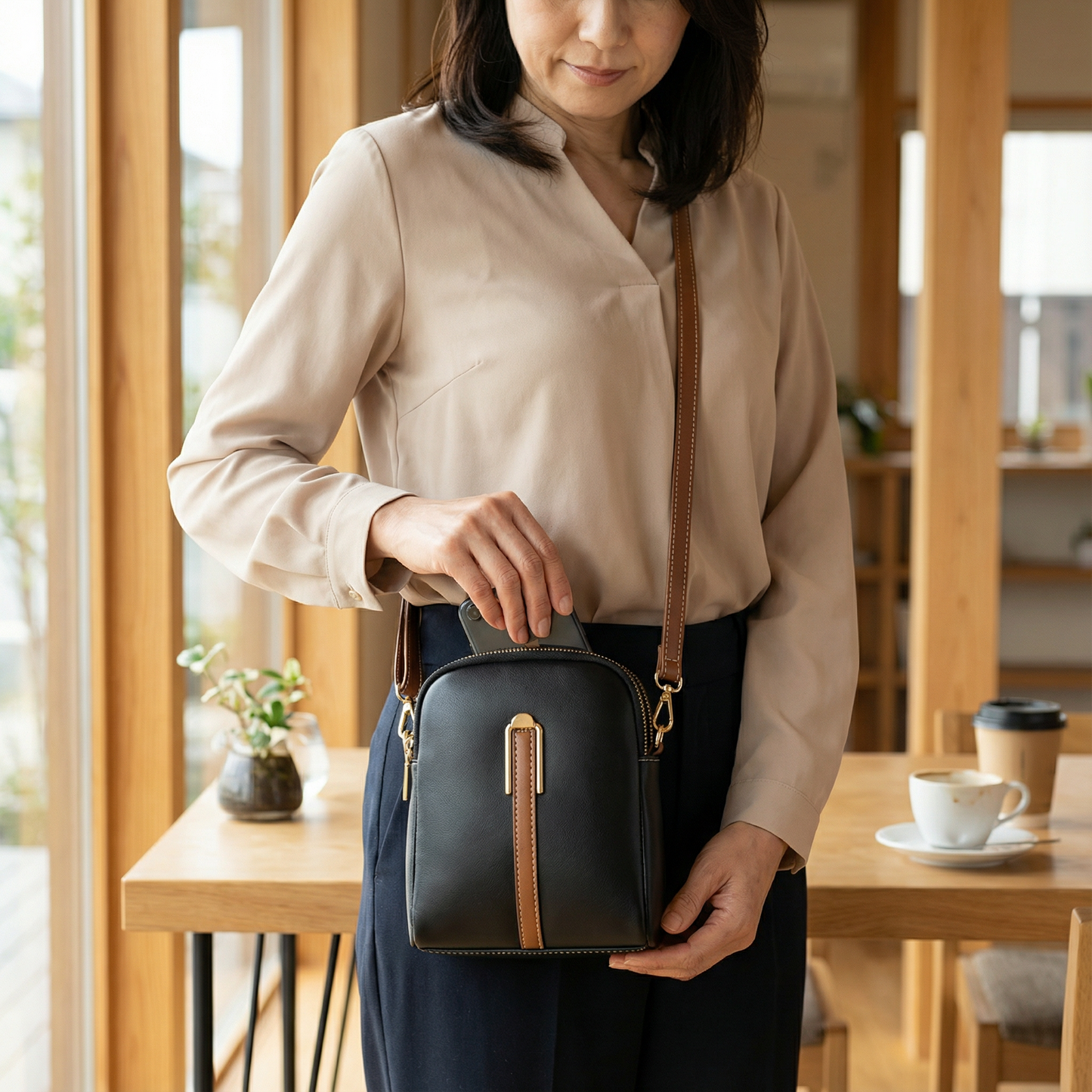AUREMI™ 大人のミニショルダーバッグ