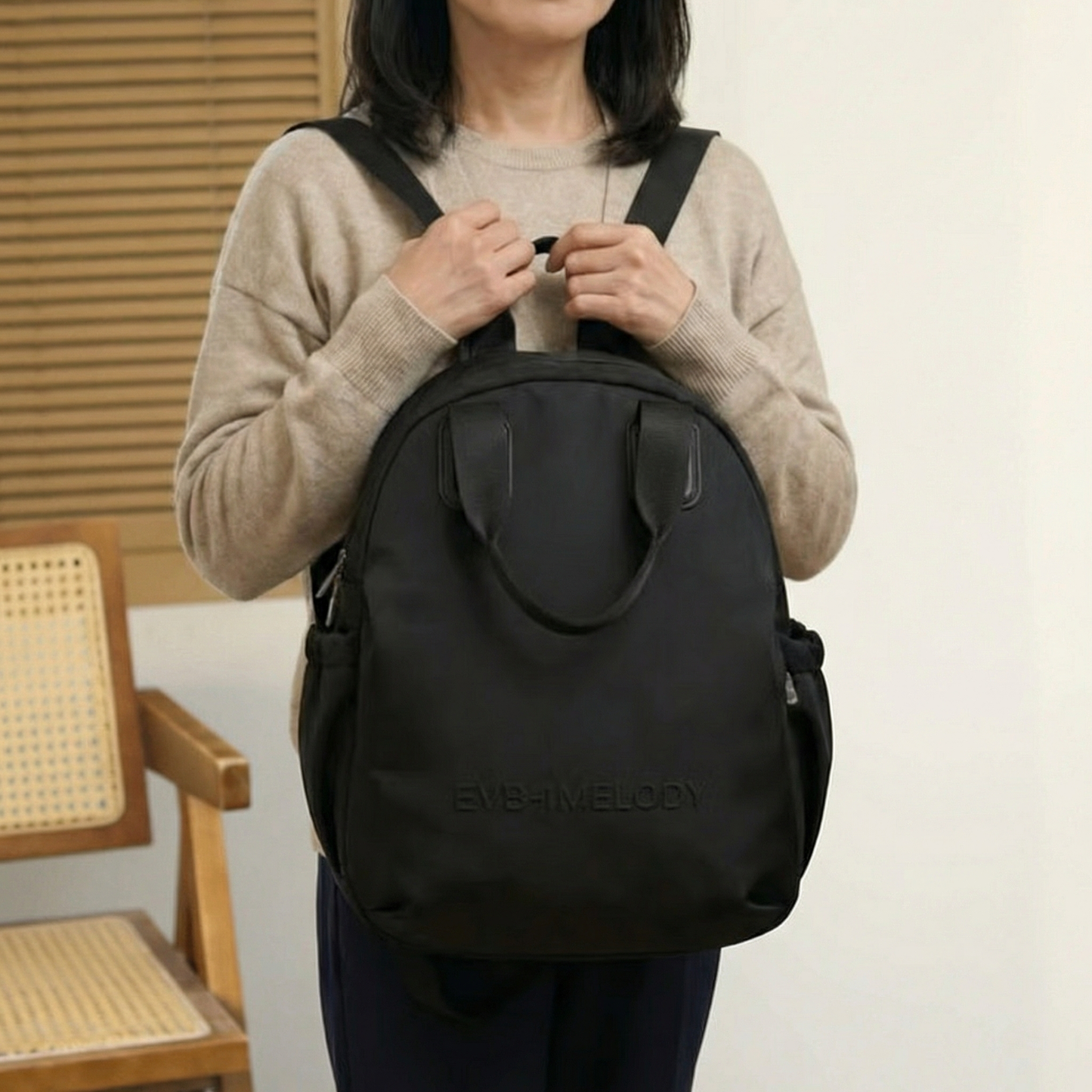 AUREMI™ 軽量2wayバックパック（撥水ナイロン）