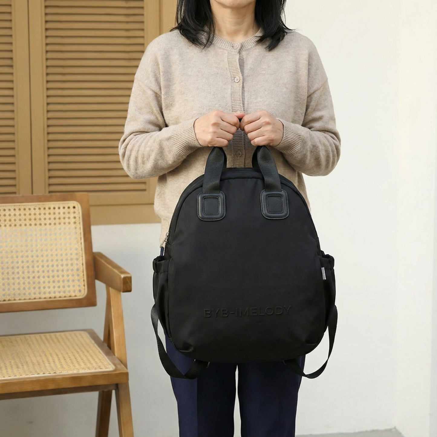 AUREMI™ 軽量2wayバックパック（撥水ナイロン）