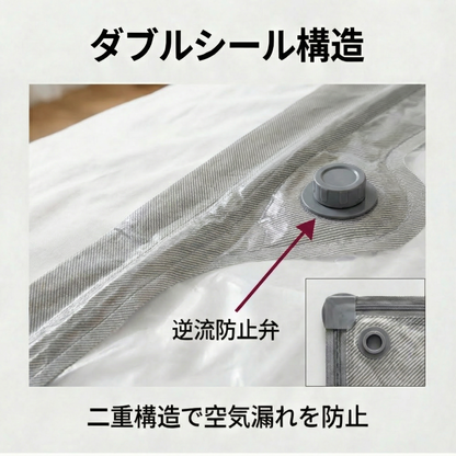AUREMI™ 真空圧縮バッグセット（電動ポンプ付き）（6個入り）